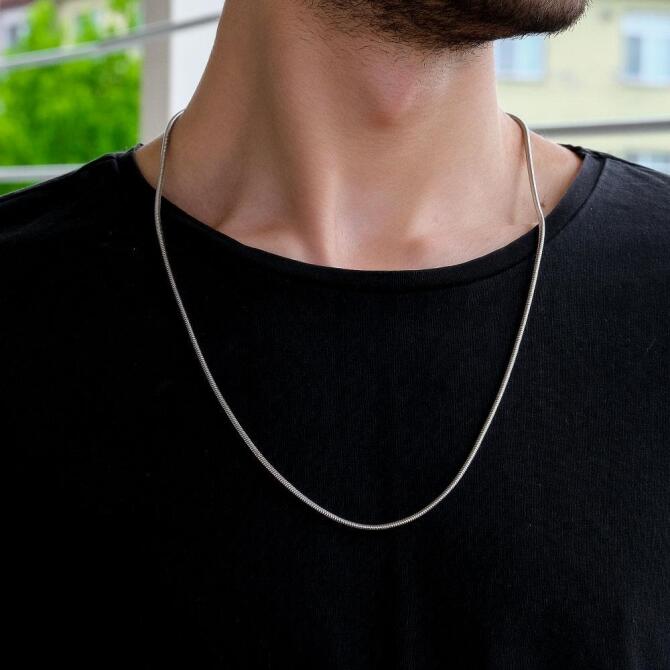 65 cm Trend Stainless Steel Men's Necklace