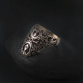 925 Ayar Gümüş Başparmak Okçu Yüzüğü - 5