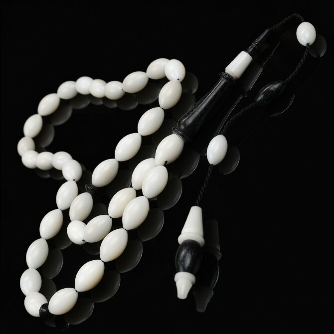 Abanoz İmamesiyle Özel Yapım Narçıl Tesbih - Tesbihcibaba