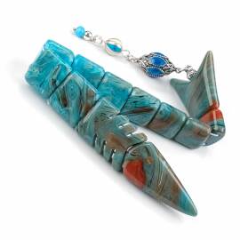 Akdeniz Mix Renk Sıkma Kehribar Balık Tesbih - 2