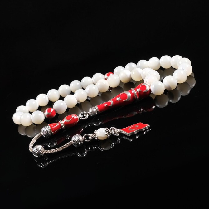 Al Sancak Özel Tasarım Bilek Boy Sedef Taşı Tesbih - Tesbihcibaba