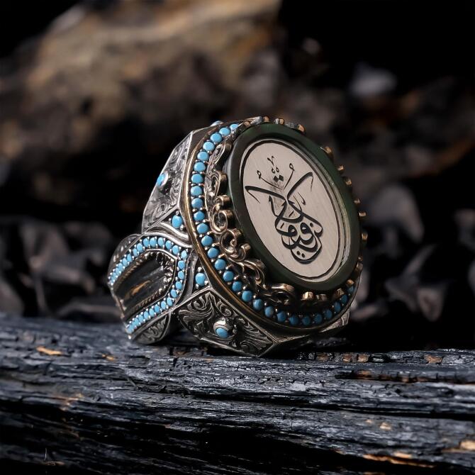 Ala Serisi-Kun Fe Yekûn Gümüş Yüzük - Tesbihcibaba