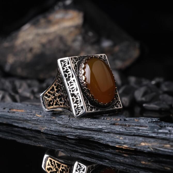 Ala Serisi-Paşa Men's Silver Ring