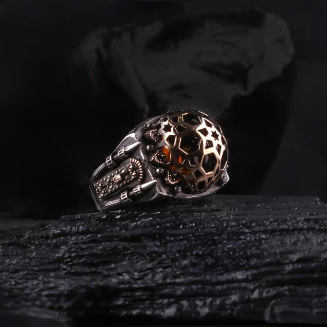 A'la Serisi-Selçuklu Model Gümüş Yüzük - Tesbihcibaba