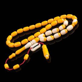 Alkan Usta İşçilik Bilardo Topundan Tesbih 1 Numara Sarı - 2