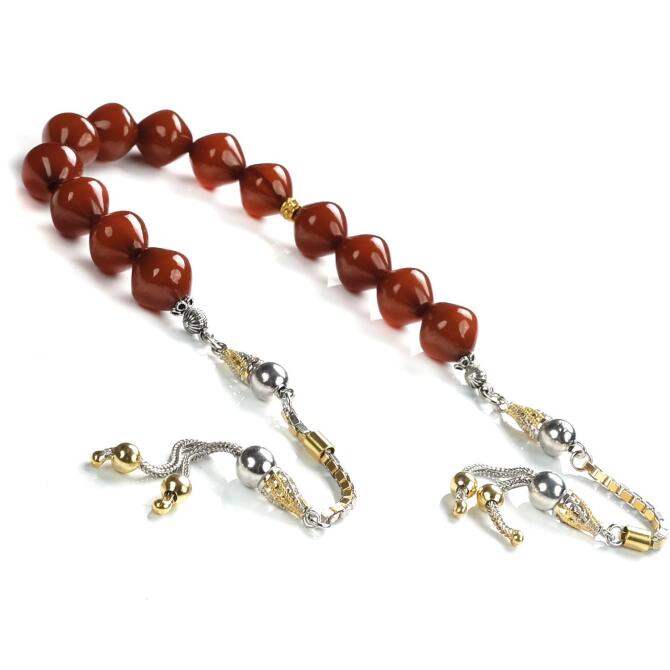 Alkan Usta İşçilik İstanbul Kesim Sıkma Kehribar Zaza Tesbih - Tesbihcibaba