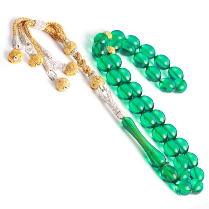 Alkan Usta İşçilik Reis Kamçı Sıkma Kehribar Tesbih - Tesbihcibaba