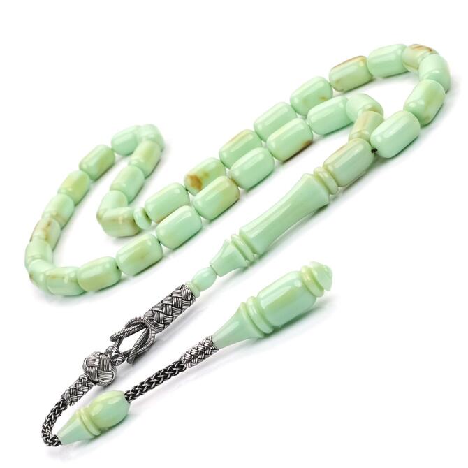 Alkan Usta Antika Objeden El Örmesi Kazaz Kamçı Tesbih - Tesbihcibaba