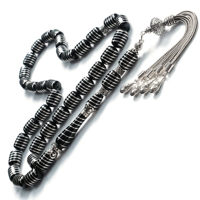 Anatolia Collection - Alsancak Model Erzurum Oltu Taşı Tesbih - Tesbihcibaba