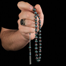 Anatolia Collection - Eşsiz Sarmal Erzurum Oltu Taşı Tesbih - 2