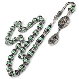 Anatolia Collection - Hakkak İşleme Erzurum Oltu Taşı Tesbih - 1