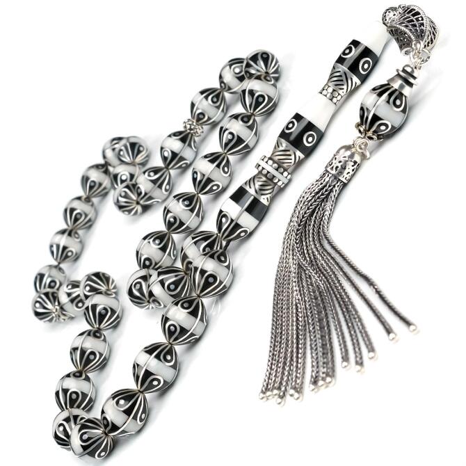 Anatolia Collection - Kafes Püskül Erzurum Oltu Taşı Tesbih - Tesbihcibaba