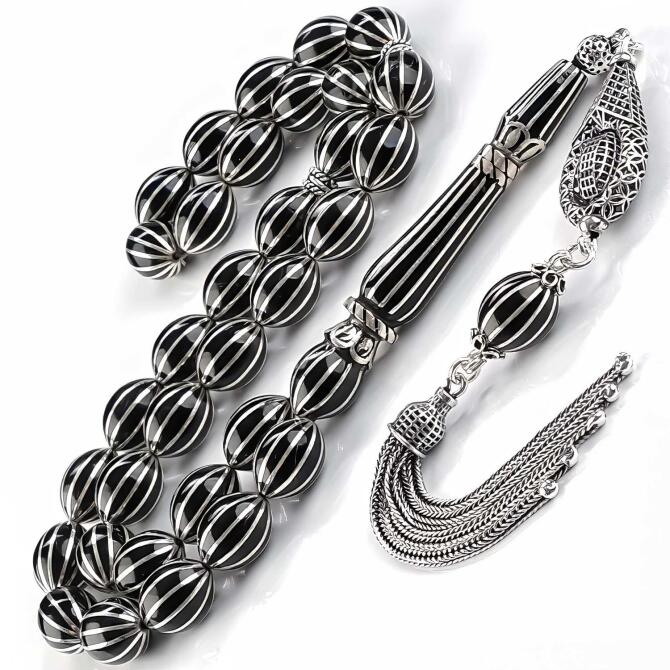 Anatolia Collection Karpuz Yarma Erzurum Oltu Taşı Tesbih - Tesbihcibaba