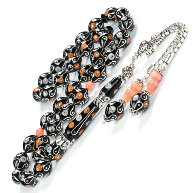 Anatolia Collection - Mercan Tasarım Erzurum Oltu Taşı Tesbih - Tesbihcibaba