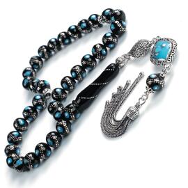 Anatolia Collection - Misket İşlemeli Erzurum Oltu Taşı Tesbih - 1