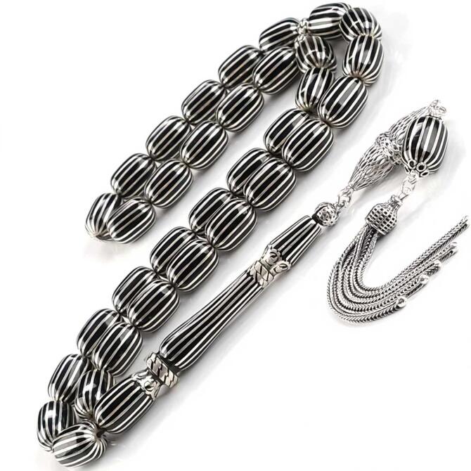 Anatolia Collection-Usta İşi Yarma Erzurum Oltu Taşı Tesbih - Tesbihcibaba