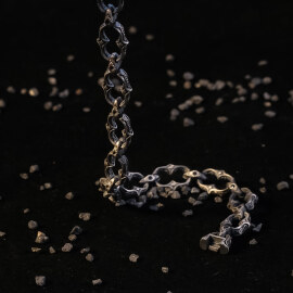 Argento Elite 'Prestige' Powerring Erkek Gümüş Bileklik - 3