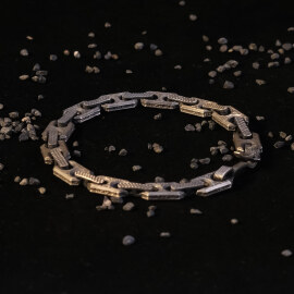 Argento Elite 'Prestige' Sailor's Knot Erkek Gümüş Bileklik - 2