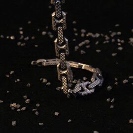 Argento Elite 'Prestige' Sailor's Knot Erkek Gümüş Bileklik - 3