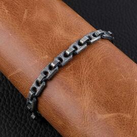 Argento Elite 'Prestige' Sailor's Tie Erkek Gümüş Bileklik - 1