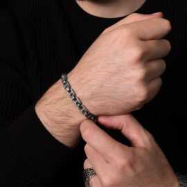 Argento Elite 'Prestige' Sailor's Tie Erkek Gümüş Bileklik - 1