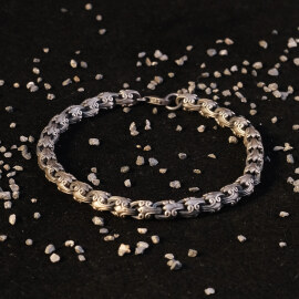 Argento Elite 'Prestige' Victory Knot Erkek Gümüş Bileklik - 2