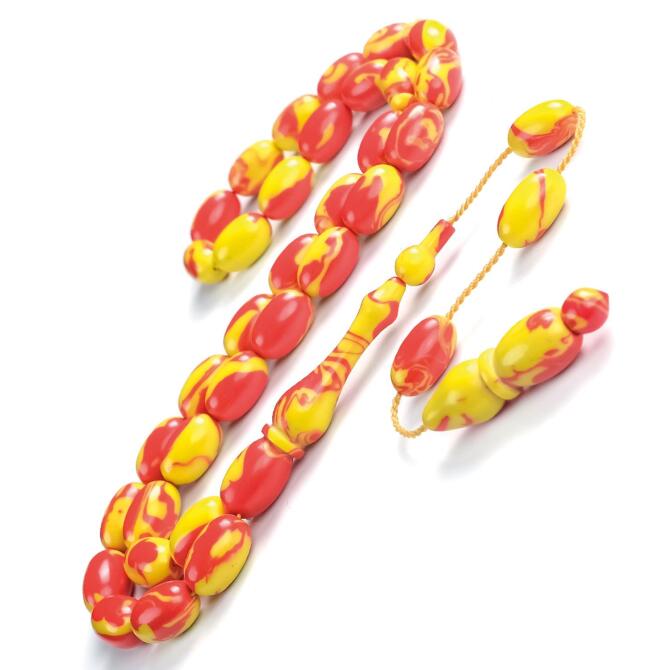 Arizona Tarafını Seç Sarı Kırmızı Tesbih - Tesbihcibaba