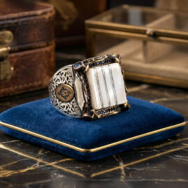 Artuklu Model Fildişi Gümüş Yüzük - 1