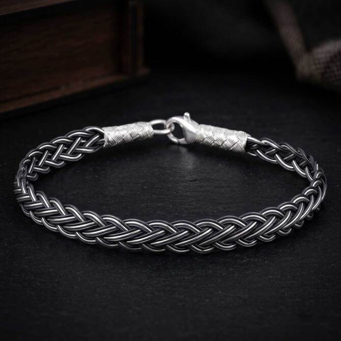 Love Knot Trabzon El Woven Kazaz Men's Bracelet