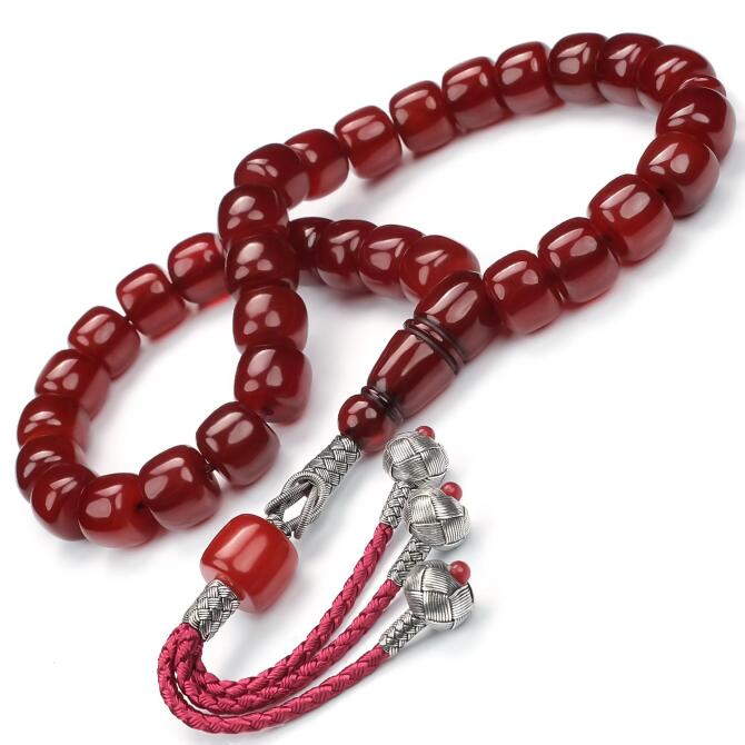 Ata Yadigarı El Örmesi Kazaz Püskülü İle Osmanlı Tesbih - Tesbihcibaba