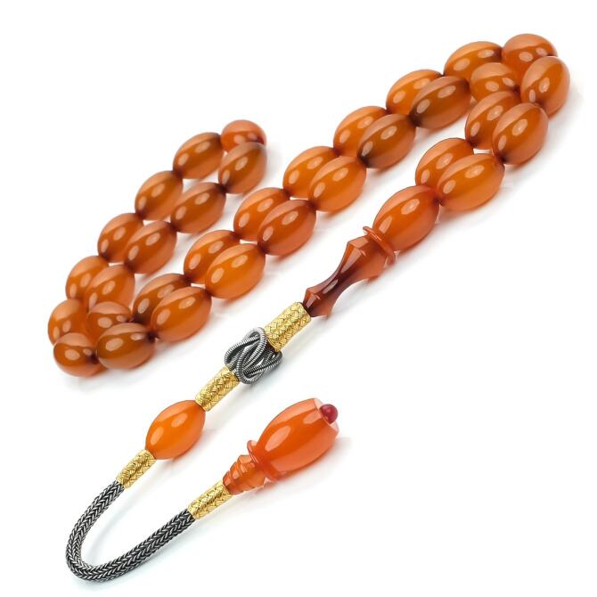 Ata Yadigarı Kazaz İşçilik Osmanlı KehribarTesbih - Tesbihcibaba