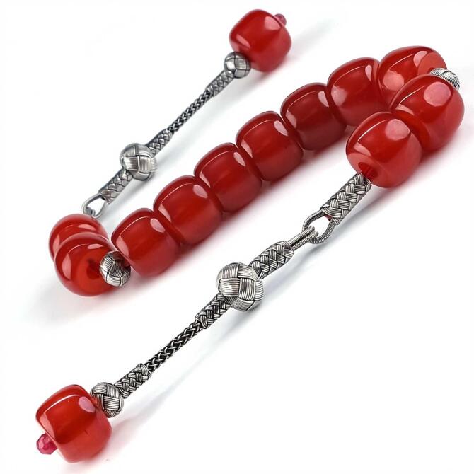 Ata Yadigarı Zaza Osmanlı Kehribarı Tesbih - Tesbihcibaba