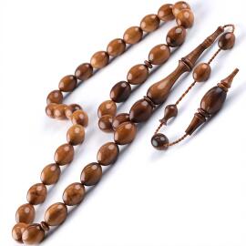 Baba Atölyeden Basık Beyzi Kesim Kuka Tesbih - Tesbihcibaba