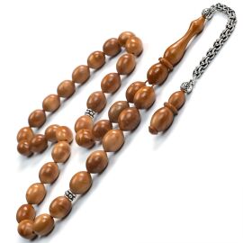 Baba Atölyeden Gümüş Sistemli Kuka Tesbih - Tesbihcibaba