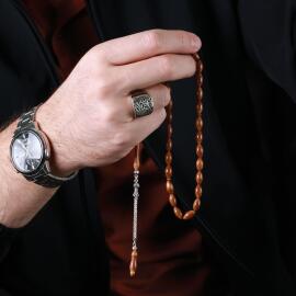 Baba Atölyeden Gümüş Tasarım Kuka Tesbih - 2