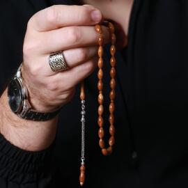 Baba Atölyeden Gümüş Tasarım Kuka Tesbih - 3