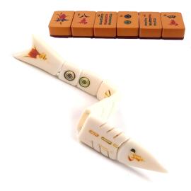 Baba Atölyeden MahjongTaşı Balık Tesbih - 2