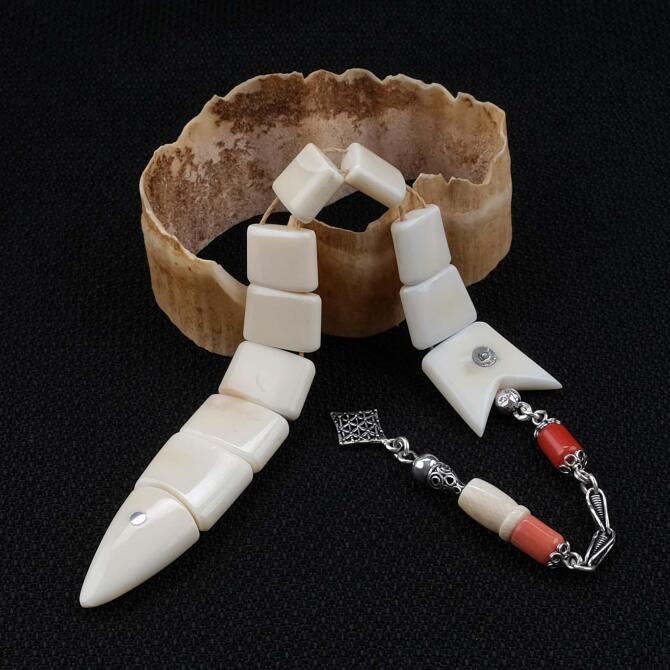 Baba Atölyeden Mors Dişi Balık Tesbih - Tesbihcibaba