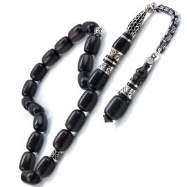 Baba Atölyeden Nakkaş Maskot Abanoz Ağacı Tesbih - 1