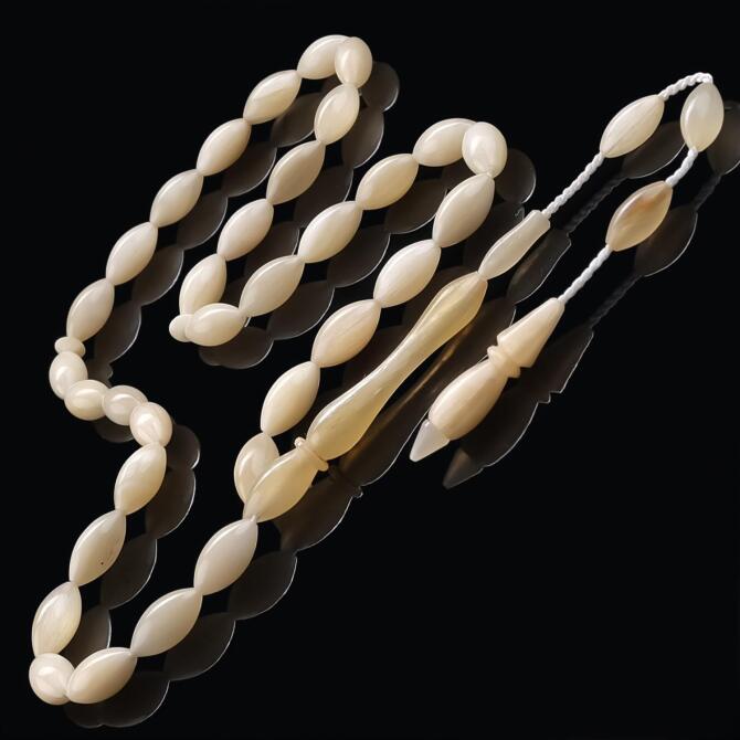 Baba Atölyeden Özel İşçilikli Koç Boynuzu Tesbih - Tesbihcibaba