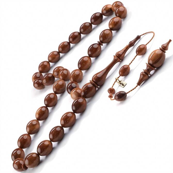 Baba Atölyeden Usta İşi İri Taneli Kuka Tesbih - Tesbihcibaba