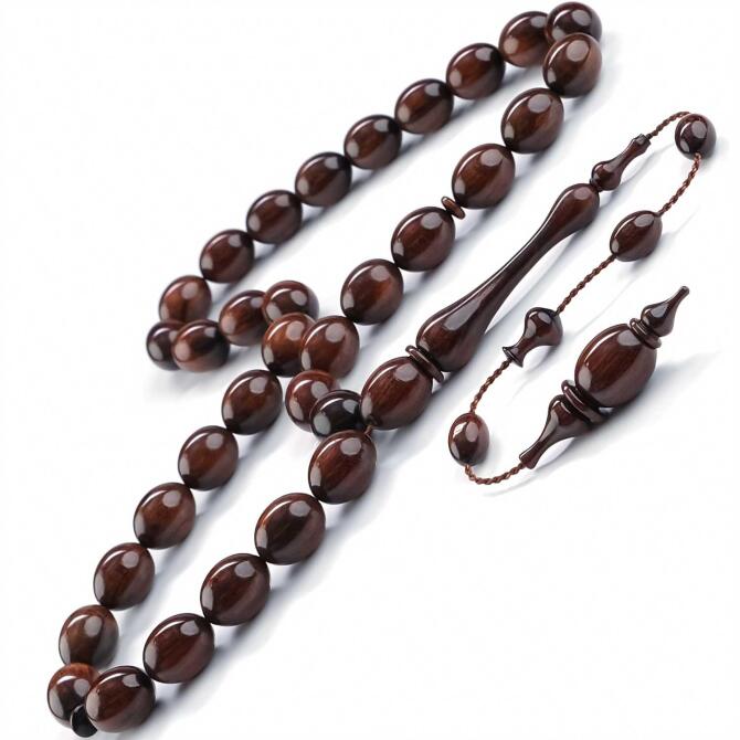 Baba Atölyeden Usta İşi Yılan Ağacı Tesbih - Tesbihcibaba