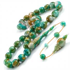 Baba Atölyeden Venüs Collection Usta İşi Sıkma Kehribar Tesbih - 2