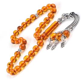 Baltık İncisi Salkım Püskül Damla Kehribar Tesbih - Tesbihcibaba