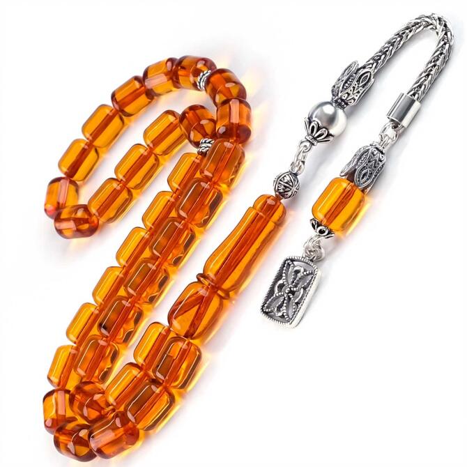 Baltık İncisi Thrapy Kesim Bal Damla Kehribar Tesbih - Tesbihcibaba