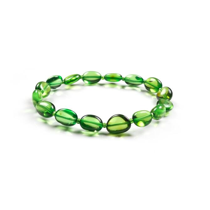 Baltık Mucizesi Karayip Damla Kehribar Bileklik - Tesbihcibaba