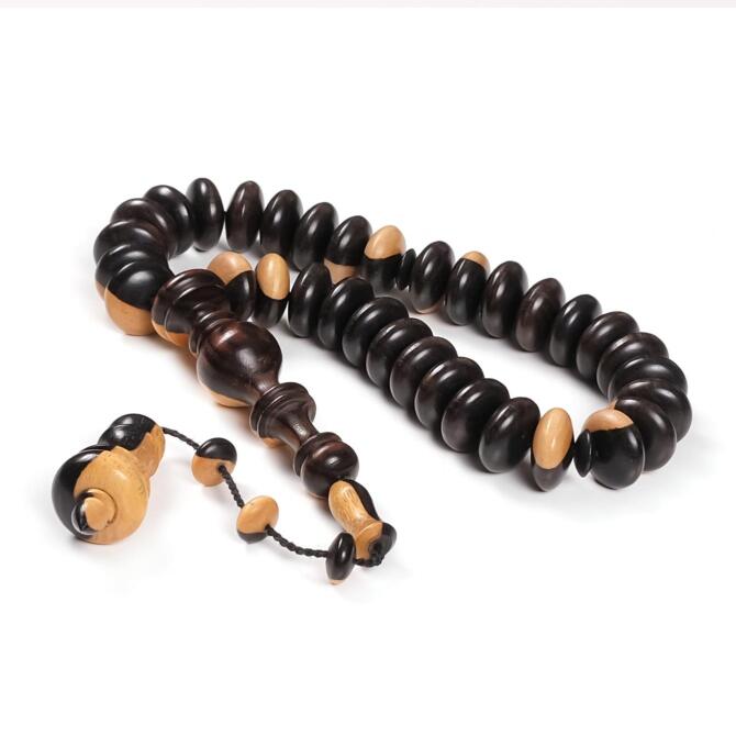 Bilek Boy Özel Tasarım Mercimek Abanoz Tesbih - Tesbihcibaba