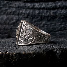 Bozkurt Model 925 Ayar Gümüş Yüzük - 2