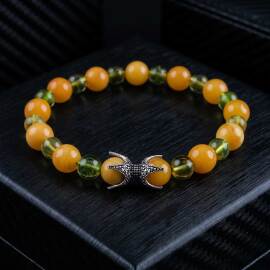 Bracklet Amber -Karayip ve Antik Damla Kehribar Bileklik - 1