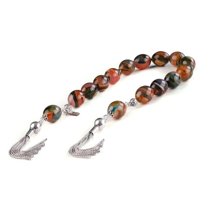 Buhara Collection Gün Kurusu Sıkma Kehribar Zaza Tesbih - Tesbihcibaba